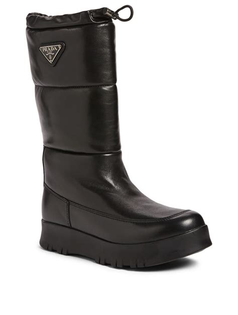 prada boots puffer|prada boots on sale.